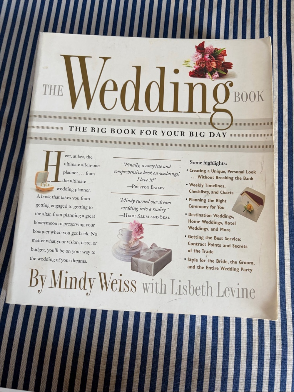 The Wedding Book by - White/Cream Cover